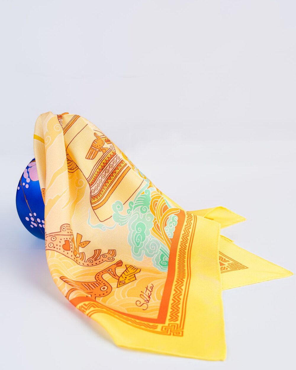 Citrus Silk Square