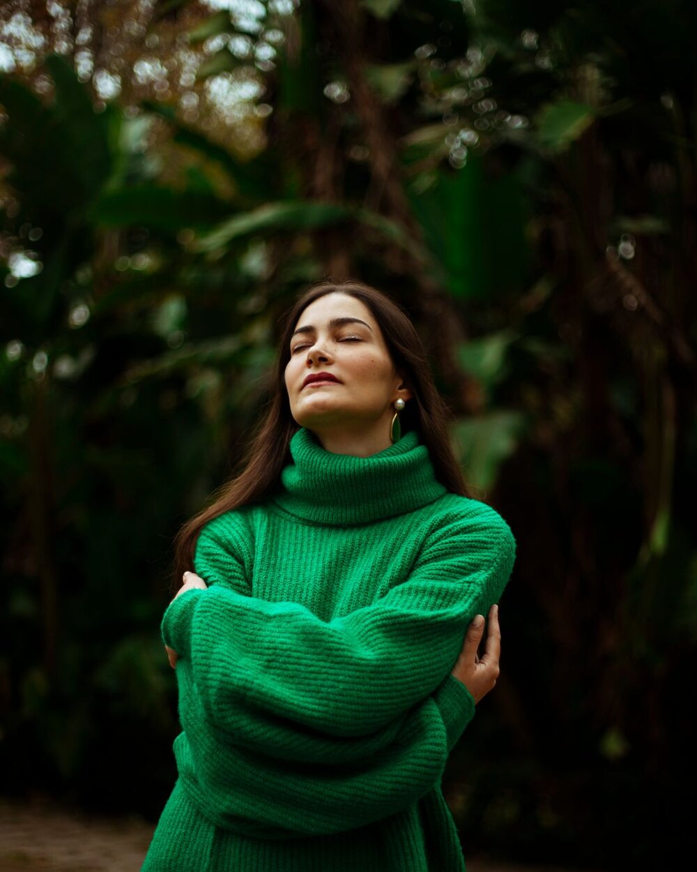 Emerald Turtleneck